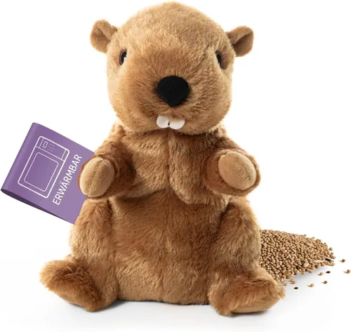 Habibi Plush Wärmekissen - Capybara - Heizkissen und Kuscheltier in einem, ideal für Kinder und Erwachsene. Mit 100% natürlicher Hirsefüllung und entspannendem Duft von Lavendel und Vanille, sorgt es für wohltuende Wärme und Entspannung.
