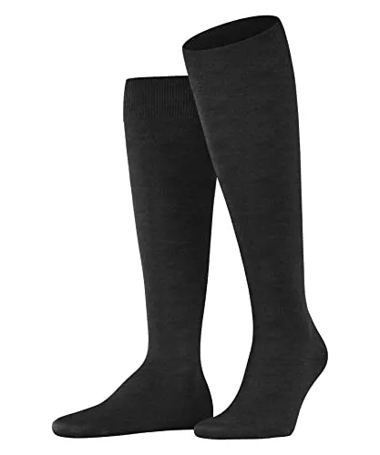 FALKE Herren Kniestrümpfe ClimaWool M Kh – Grau Anthracite Melange, 1 Paar - Bequeme Kniestrümpfe aus nachhaltigem TENCEL Lyocell und Wolle für ein angenehmes Fußklima. Ideal für Alltag und Freizeit, fusselfrei und mit elegantem Design. Pflegeleicht und langlebig für höchsten Tragekomfort.
