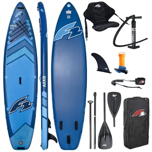 SUP-Board aufblasbar F2 Axxis 11'6 Navy Blue - 354 cm Combo Set