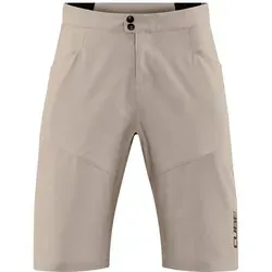 Cube ATX Baggy Short CMPT inkl. Innenhose - Sand - XXL von CUBE
