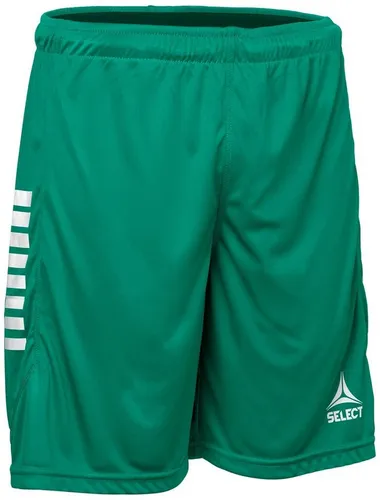 SELECT Monaco Hose v24, Gr.XXL, grün-weiß - Kurze Sporthosen für Fußballspieler, aus atmungsaktivem Material für optimalen Tragekomfort und sportlichen Look. Mit Moisture Management System für effektive Schweißableitung.