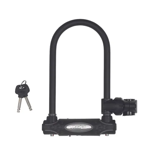 MASTER LOCK Bügelschloss 8195EURDPRO - Secure-Gold-Zertifikat für maximale Sicherheit, robust und ideal für Fahrräder mit Halterung