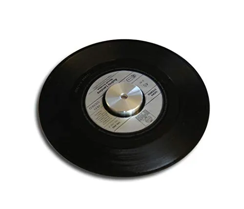 Single Schallplatten Puck Edelstahl Protected von Protected