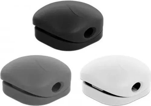 Kabelclip Set 6 Stück selbstklebend für Schreibtisch und Wand