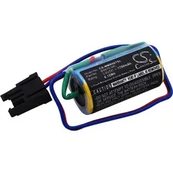 TECHTEK Akku Kompatibel mit [Mitsubishi] A Series PLCs, A1FX CPU Robot Control PLC, A1FXCPU Robot Control PLC, A1S, A1S Series PLC, A1SJHCPU-S8, A2AS