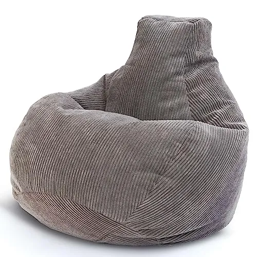 Green Bean® Sitzsack mit Rückenlehne 80x80x90cm in grün von Green Bean