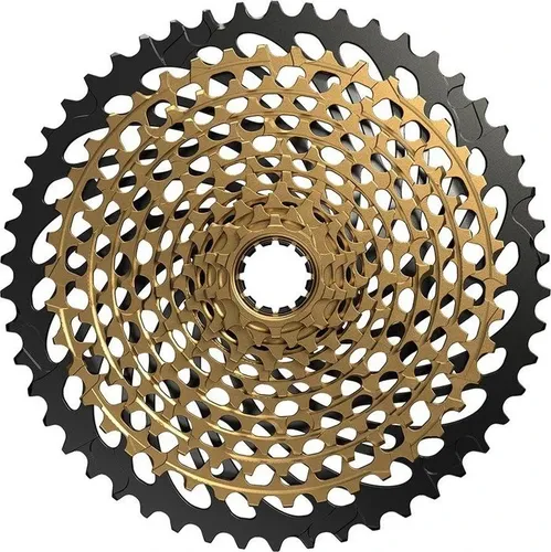 Sram XG-1299 10-50T 12-Fach Kassette und Ritzel, Gold - MTB Kassette mit X-Dome und X-Glide 2 Technologie für präzise Schaltvorgänge und optimale Leistung auf jedem Terrain.