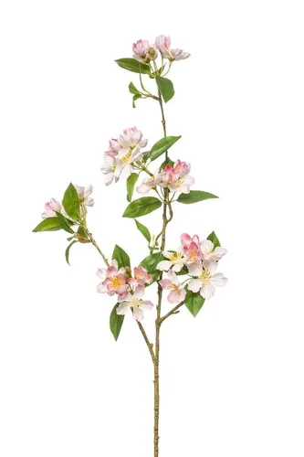 artplants Deko Zweig Zierkirsche RETLOZ mit Blüten, Hellrosa, 90cm
