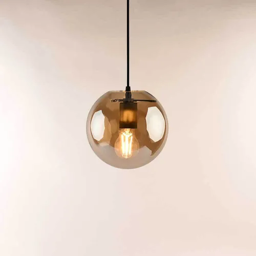 s.luce Orb Glaskugel Galerieleuchte Ø 20cm mit 5m Abhängung - Moderne Galerieleuchte mit eleganter Glaskugel und 5m Abhängung. Ideal für hohe Räume und Foyers, schafft eine einladende Atmosphäre. Flexibel in Lichtfarbe und Helligkeit dank E27-Fassung.
