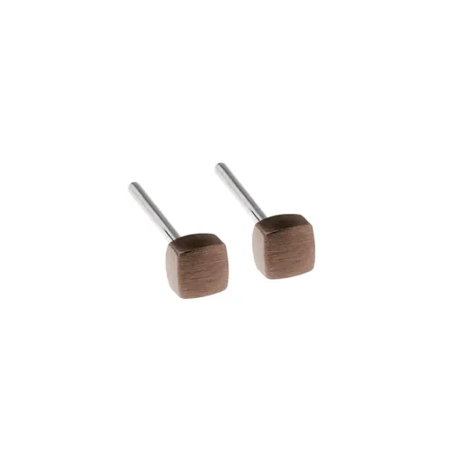 Ernstes Design Ohrstecker E441 Quadrat Edelstahl altbronzebeschichtet - Stylische Damen-Ohrstecker aus hochwertigem Edelstahl, altbronzebeschichtet. Zeitloses Design für jeden Anlass und ideal für das tägliche Tragen.
