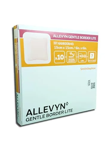 Allevyn Gentle Border Lite 15x15 cm Schaumverb., 10 Stk.