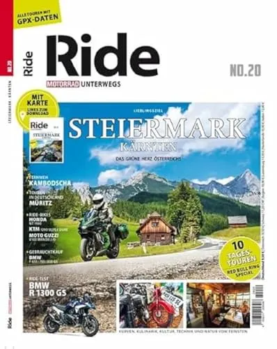 RIDE - Motorrad unterwegs, No. 20: Steiermark/Kärnten