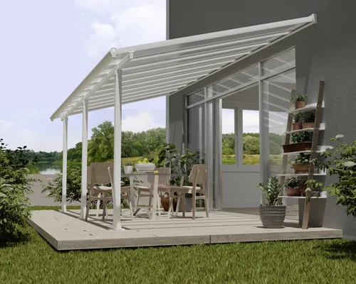 Terrassenüberdachung Palram – Canopia Olympia 3x6.1 - Markisen & Terrassenüberdachungen mit robustem Metallrahmen, ideal für den ganzjährigen Schutz Ihrer Terrasse vor Wettereinflüssen.