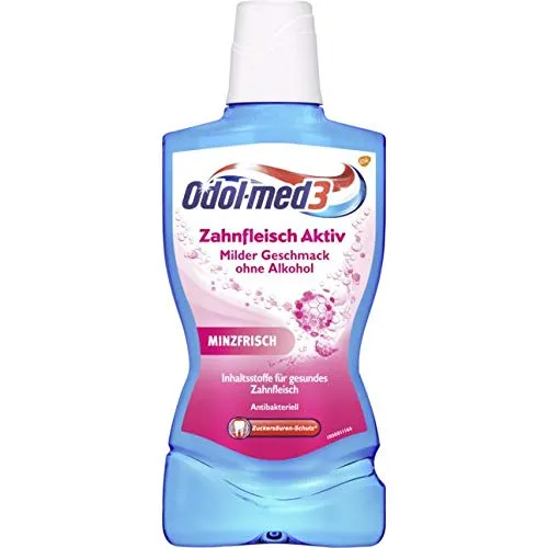 Odol-med 3 Zahnfleisch aktiv antibakterielle Mundspülung, 500 ml