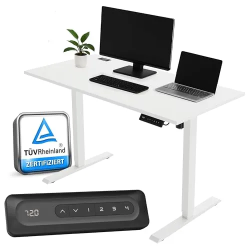 Yaasa Desk Lite 100x60cm, höhenverstellbarer Schreibtisch für Homeoffice