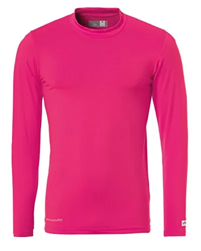 Uhlsport Kinder Distinction Colors Baselayer Shirt, pink, 164 - Trainingsbekleidung aus leichtem, elastischem Material für optimale Bewegungsfreiheit, ideal für sportliche Aktivitäten und Training.