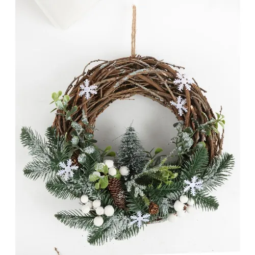 Weihnachtskranz Ø 30 cm – Festliche Tür- und Wanddekoration