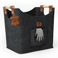 Feuerholz-Aufbewahrung von Black-Oak