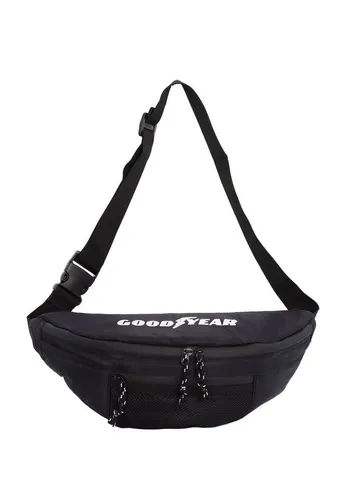 Goodyear Gürteltasche Sporty, sportliches Design für jeden Tag - Praktische Gürteltasche mit großem Hauptfach für sicheren Stauraum. Das sportliche Design und das coole Markenlogo machen sie zum idealen Begleiter für unterwegs. Volumen von ca. 3 Litern bietet ausreichend Platz für die Essentials.
