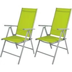 Hochlehner Gartenstuhl Silbergrau/Lime