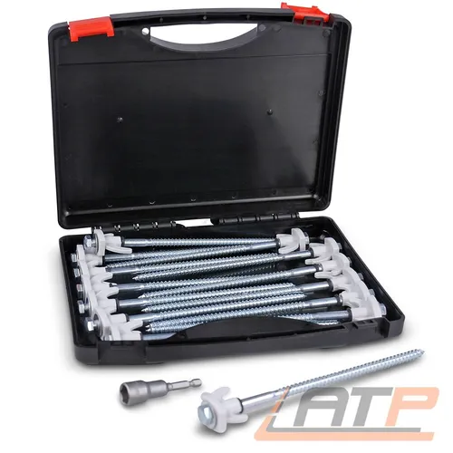 Enva Schraub-Zeltheringe Stahl 23cm mit Leuchtfunktion
