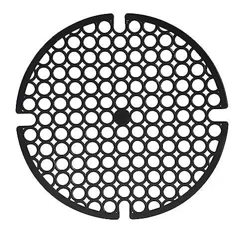 Kinvara SPÜLBECKEN Einlage Ø29cm rund Spülbeckenmatte Spülbeckeneinlage Spülmatte Spülmatte Abtropfmatte Matte 4-Varianten 30 (Schwarz)