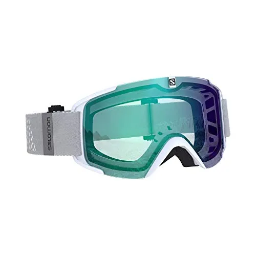 Salomon Xview Photo Unisex-Skibrille - Skibrille für Damen und Herren, ideal für wechselnde Wetterbedingungen dank photochromer Scheibe und 100% UV-Schutz. Komfortabler Sitz und breites Sichtfeld für unbeschwerten Skispaß.