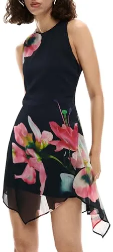 DESIGUAL ABITO CORTO DONNA NERO von Desigual