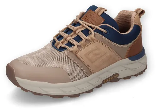 CAMEL ACTIVE Herren Sneaker Größe 41 - Sportlicher Retro Chunky Sneaker aus Synthetik und Textil, ideal für den Alltag und bequem durch profilierten Laufsohlen. Farbe: stone-multi.