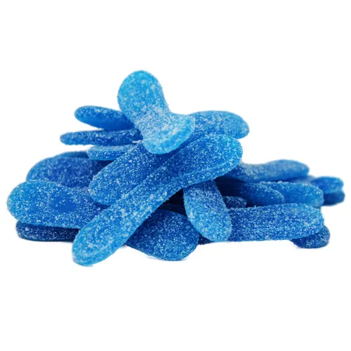 Fruchtgummi saure blaue Tongen ohne Gelatine mit Pektin 800g