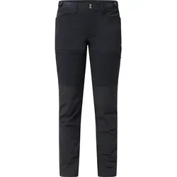 Haglöfs Women's Alert Mid Pant - Trekkinghose Gr 36 - Short schwarz - Vielseitige Trekkinghose in Schwarz, Gr. 36 - Short; bietet hohen Tragekomfort dank Stretchmaterial und ist ideal für Outdoor-Abenteuer.