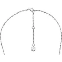 Fossil JFS00636040 Collier en Argent Sterling - Elegantes Ketten aus hochwertigem Sterlingsilber, poliert und mit einem sicheren Karabinerverschluss, ideal für jeden Anlass.