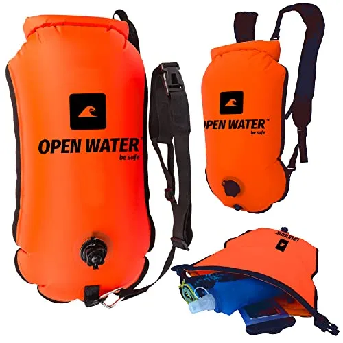 OPENWATER aufblasbare Schwimmboje und 3-in-1-Rucksack