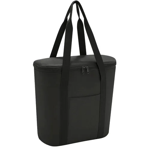 Reisenthel Thermoshopper Schwarz – Kühltasche für Ausflüge - Kühlboxen & Kühltaschen, isolierte Aluminiumfolie für frische Snacks und Getränke, wasserabweisender Polyester für optimalen Schutz.