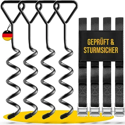 SCHMITZ.Tools Bodenanker Trampolin Erdanker zum Eindrehen von SCHMITZ.Tools