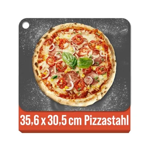 Chef Pomodoro Pizzastahl, 35,6x30,5 cm, 6,35 mm