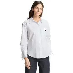 TOM TAILOR Hemdbluse mit Streifen Muster weiß XXL (44)