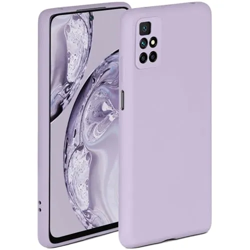 ONEFLOW Soft Case für Redmi 10 Hülle aus Silikon mit Kameraschutz, Silikonhülle mit erhöhtem Schutz fürs Display, Backcover Schutzhülle, weiche Handyhülle, Flieder