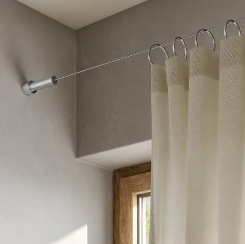 PHOS Design Seilspanngarnitur SSA12Set3 – Edelstahl Gardinen-System - Seilspanngarnitur aus 100% Edelstahl, ideal für Gardinen und Vorhänge. Made in Germany mit lebenslangem Reparaturservice und klimaneutralem Versand.