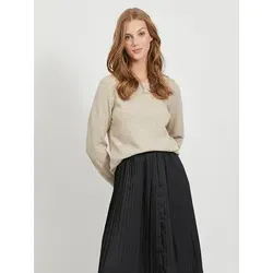 Vila Damen Strickpullover O-Neck L/S Knit Top von VILA