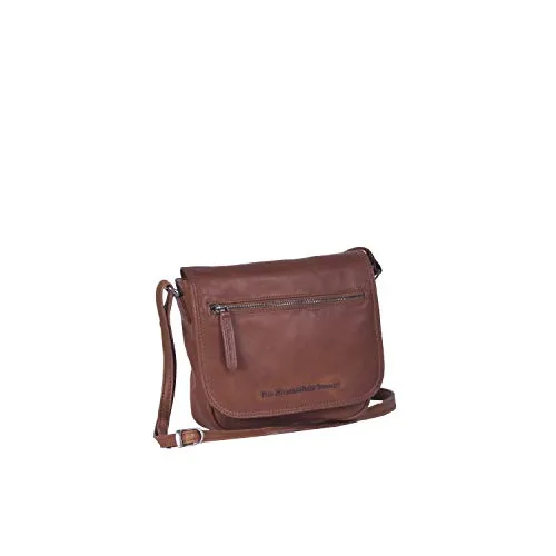 The Chesterfield Brand Umhängetasche Coco - Elegante Leder Tasche - Umhängetasche aus hochwertigem Leder mit modernem Design. Zwei Hauptfächer und fünf Nebenfächer bieten viel Stauraum, ideal für den täglichen Gebrauch.