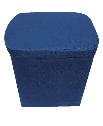 Stoffhocker blau für Thetford Porta Potti 165/365 mit Polster