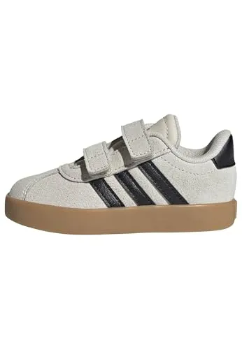 adidas Unisex Baby VL Court 3.0 Schuhe für Kleinkinder, FTWR White/core Black/Alumina, 19 EU - Bequeme und stylische Kleinkinderschuhe mit Klettverschluss für einfaches An- und Ausziehen. Ideal für den täglichen Einsatz und vielseitig kombinierbar.