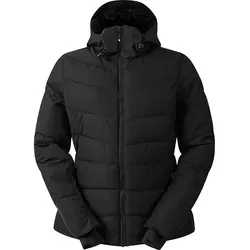 Dare2b Glacier Jacket Black - Damen Skijacke - Stylische Damen Skijacke aus recyceltem, wasserdichtem Ared 15/15-Gewebe mit Swarovski-Kristallen. Ideal für Skifahren und Snowboarden, bietet optimalen Schutz und hohen Tragekomfort.