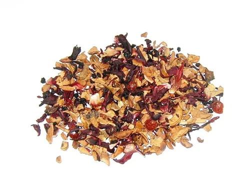 Vanille Sahne Früchtetee 100g TEE 1kg/29,00€  g1 Tee-Meyer