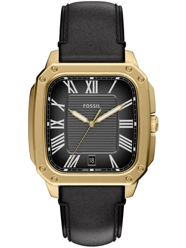 Fossil FS6151 Damenuhr Lederarmband CROSBY schwarz