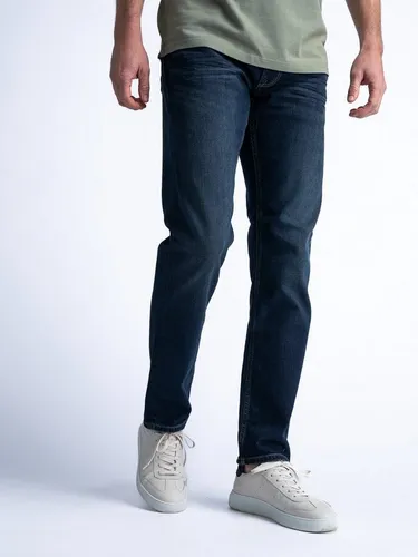 Petrol Industries Gerade Jeans – Straight Fit für Herren blau 31/32 - Moderne Straight Fit Jeans für Herren in dark used, aus 99% Baumwolle für hohen Tragekomfort, ideal für lässige Outfits.