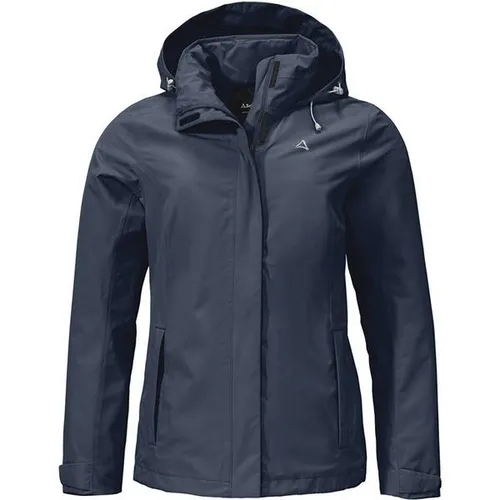Schöffel Damen Jacket Gmund L Regenjacke, Navy Blazer, 48 von Schöffel