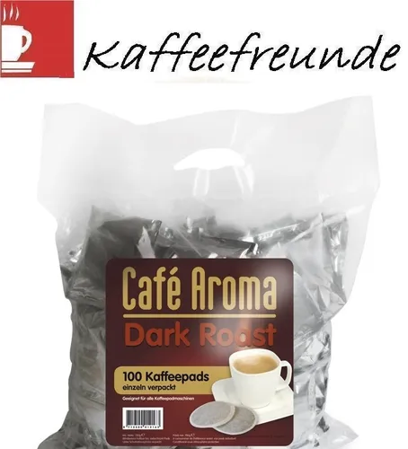 ******** NEU **********Cafe Aroma Megabeutel Dark 100 Kaffeepads **** NEU ***