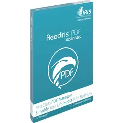Readiris PDF 22 Business - Vielseitiger PDF-Konverter für effiziente Dokumentenverwaltung, benutzerfreundliche Oberfläche und OCR-Funktionen für Unternehmen